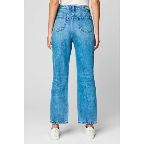 NWT BLANKNYC The Howard Distressed Mid Rise Loose Fit in Wildflower, Size 27 - Picture 4 of 16